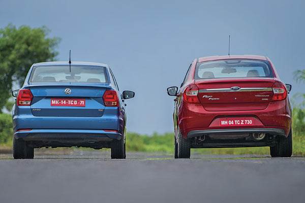 Volkswagen Ameo vs Ford Figo Aspire, a diesel comparison