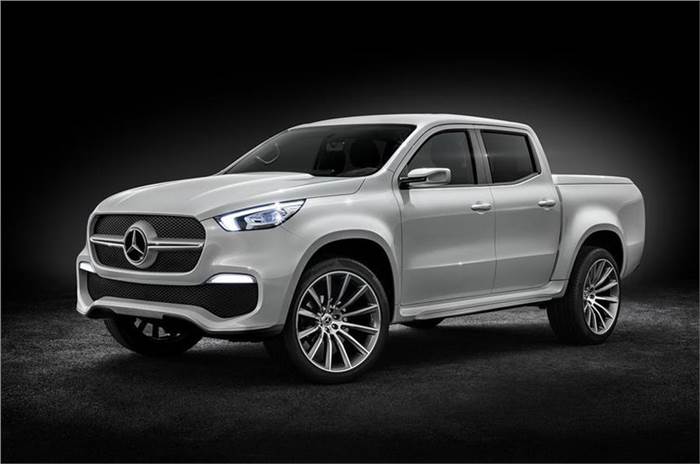 Mercedes X-class pick-up truck concept revealed