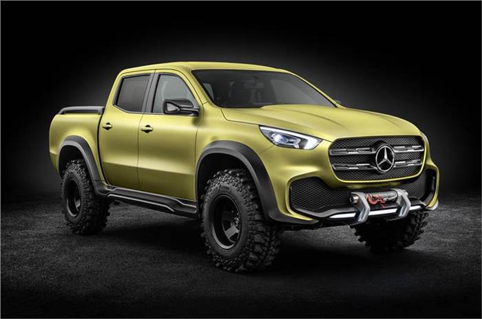 Mercedes X-class pick-up truck concept revealed