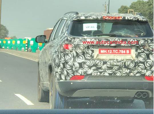 2017 Jeep Compass spied in India