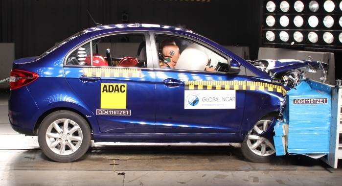 Tata Zest bags four stars in NCAP crash test