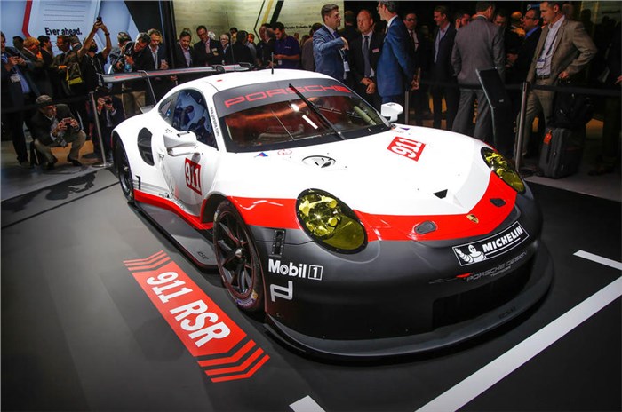 Porsche reveals mid-engined 2017 WEC contender