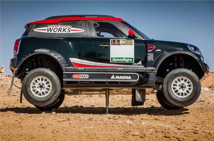 Mini unveils 2017 Dakar Rally challenger