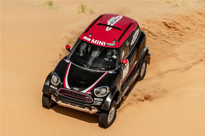 Mini unveils 2017 Dakar Rally challenger