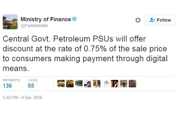 Discounts on e-payment for fuel, toll
