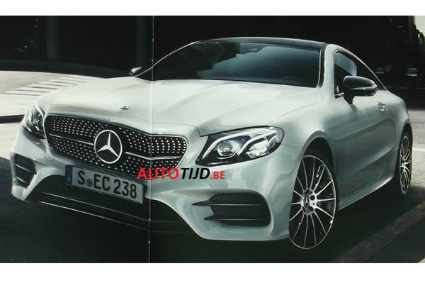 New Mercedes-Benz E-class coupe leaked