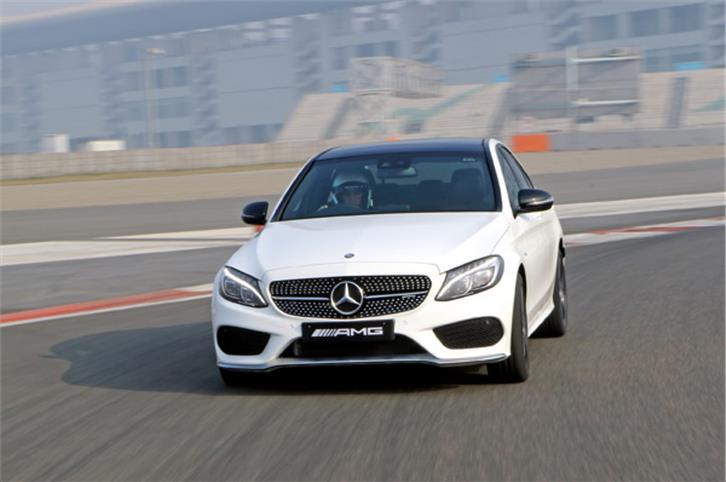 2017 Mercedes-AMG C 43 review, track drive