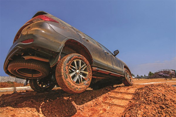 Toyota Fortuner off-road experience
