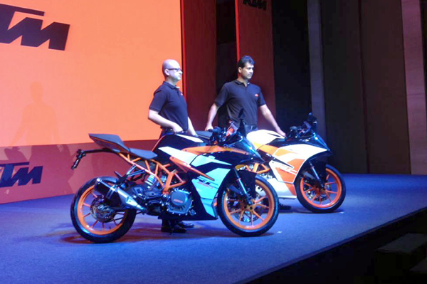 2017 KTM RC 200, RC 390 launched