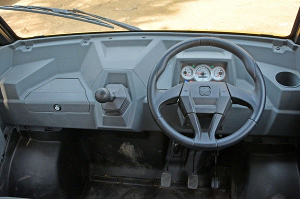 Driving experience in the Eicher Polaris Multix  