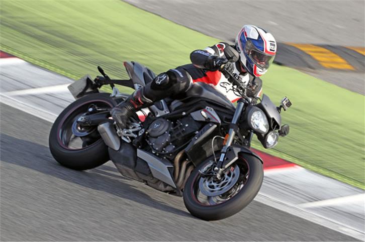 2017 Triumph Street Triple RS review, track ride