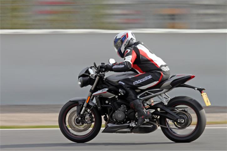 2017 Triumph Street Triple RS review, track ride