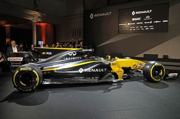 Renault reveals its 2017 F1 car