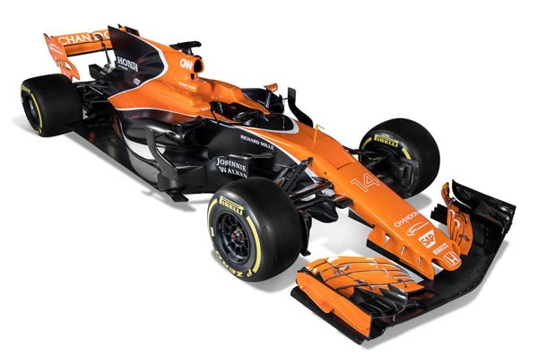McLaren reveals 2017 F1 car with new livery