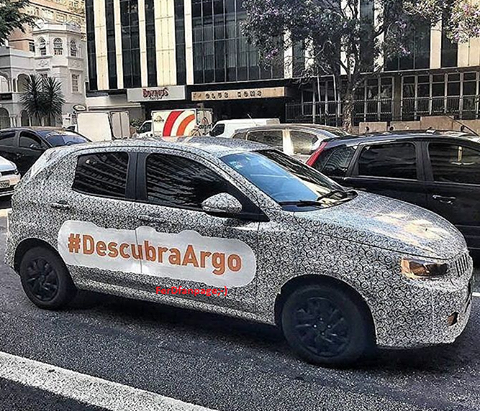 New Fiat Argo hatchback teased