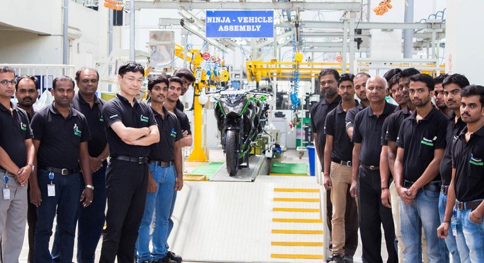 Kawasaki building own motorcycle assembly plant in Pune