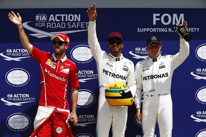 Canadian GP: Hamilton flies to pole ahead of Vettel