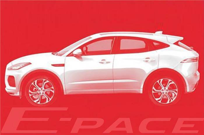 Jaguar E-Pace teased ahead of unveil