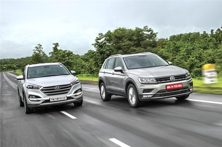 2017 Hyundai Tucson vs Volkswagen Tiguan comparison