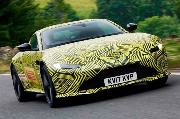 Next-gen Aston Martin Vantage teased in near-production form