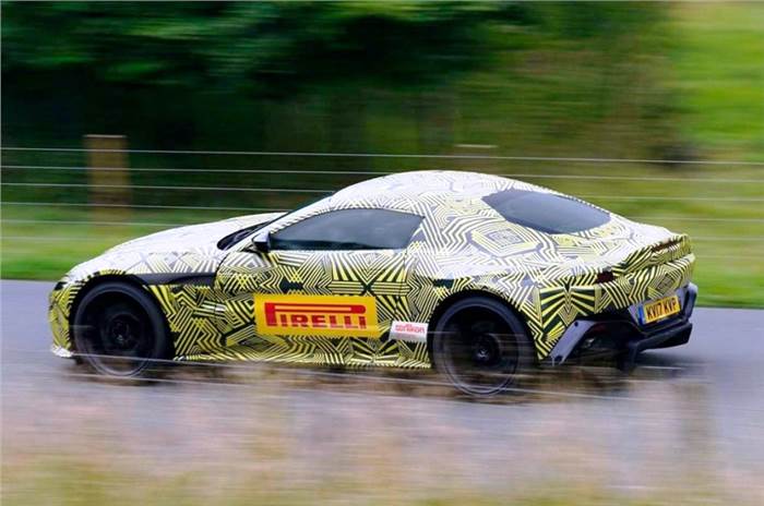 Next-gen Aston Martin Vantage teased in near-production form
