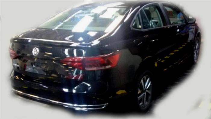 Images of next-gen Volkswagen Polo-based sedan leaked