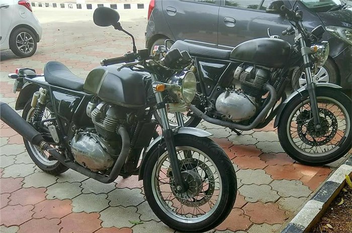 Two variants of Royal Enfield 750 spotted