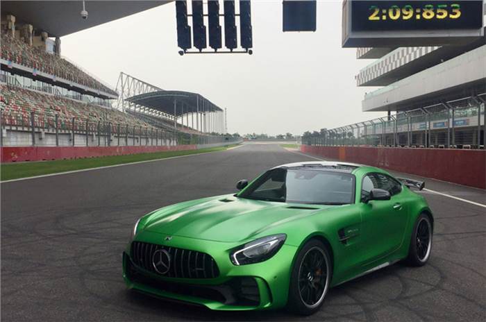 Mercedes-AMG GT R sets lap record at Buddh circuit