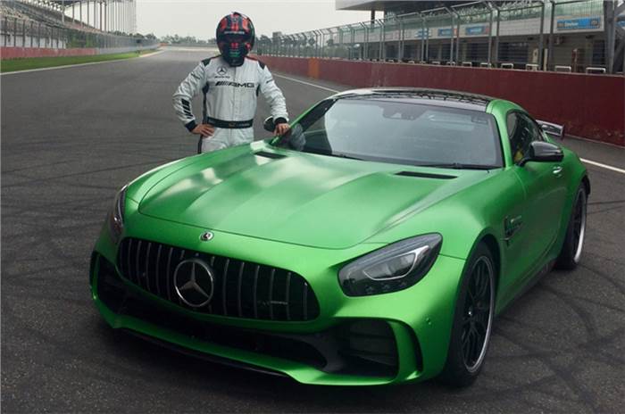 Mercedes-AMG GT R sets lap record at Buddh circuit