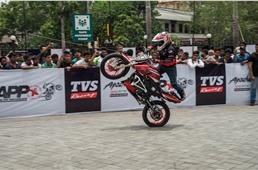 TVS sets new stunt record with Apache