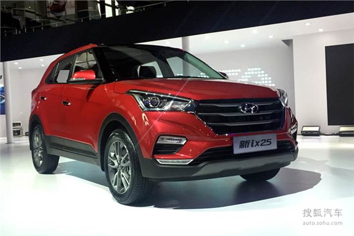 Hyundai Creta facelift (ix25) unveiled in China