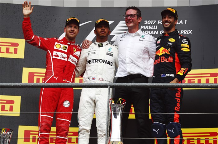Hamilton beats Vettel to win Belgian GP