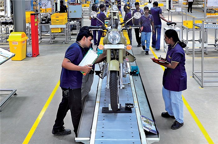 Royal Enfield begins production at new Chennai plant