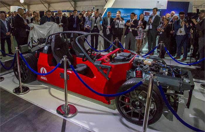 Ariel electric supercar unveiled at LCV event