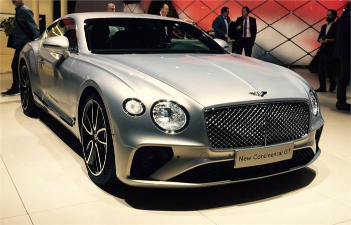 New Bentley Continental GT showcased at Frankfurt
