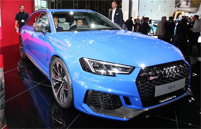 New Audi RS4 Avant unveiled at Frankfurt
