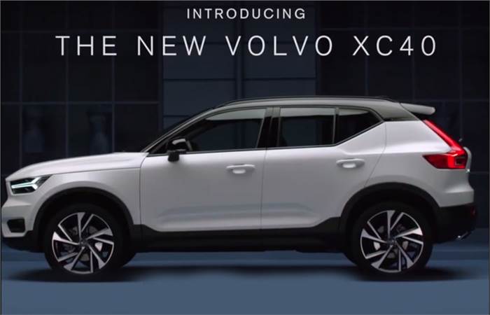 2018 Volvo XC40 video leaked
