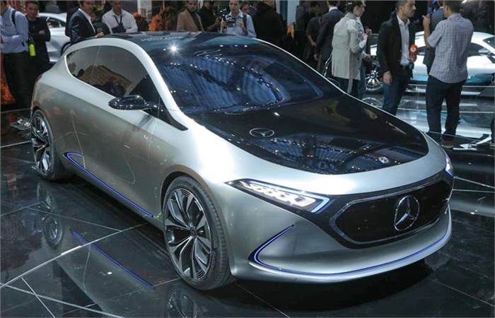 Mercedes-Benz EQA hatchback concept unveiled