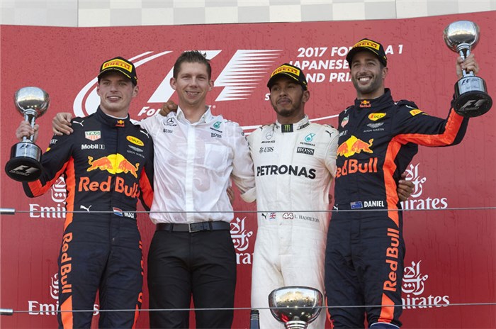 Hamilton wins Japanese GP as Vettel faces another setback