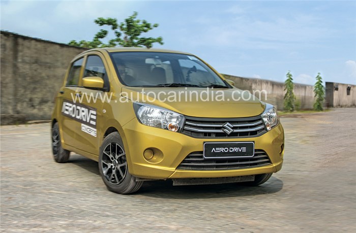 Taken for a drive in a self-driving Celerio