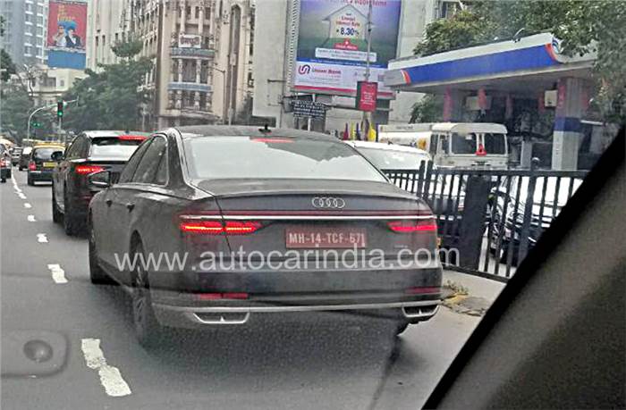 All-new Audi A8L spied in India