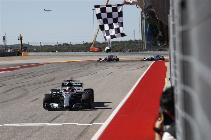 Mercedes clinch constructors&#8217; title at US GP with Hamilton win