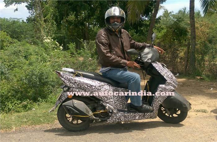 Upcoming TVS 125cc Scooter caught on test