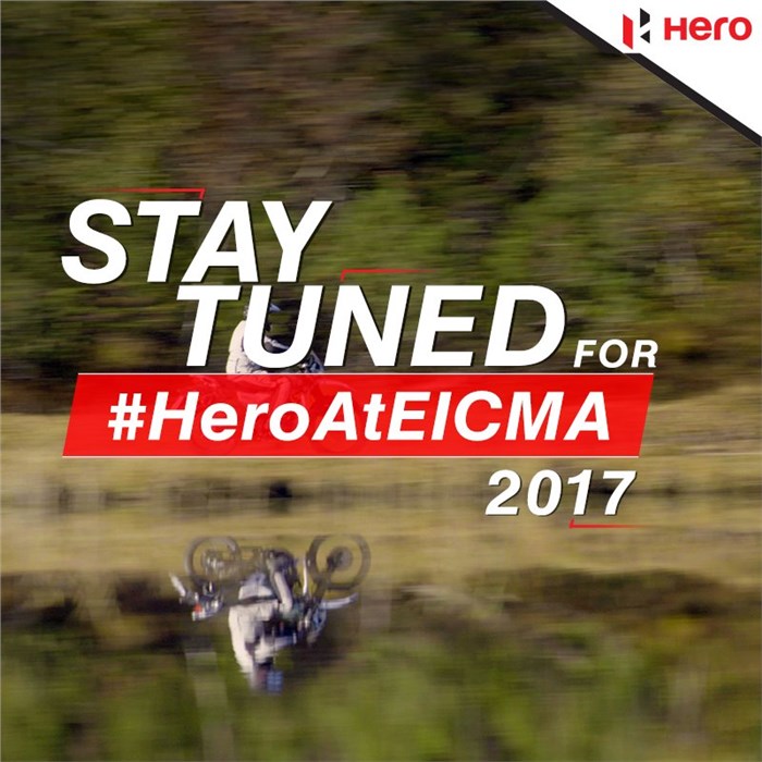 Hero teases its small adventure motorcycle before EICMA debut