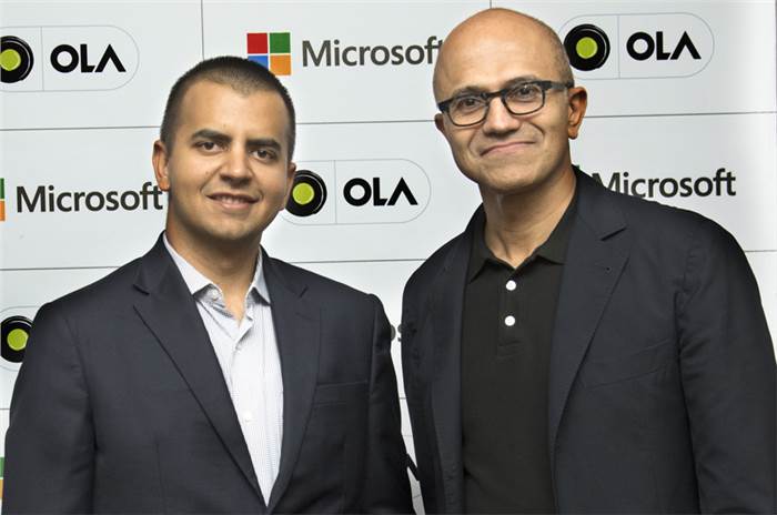 Ola, Microsoft tie up for new connected vehicle platform