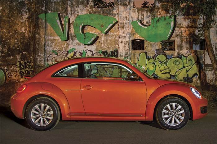 All-electric Volkswagen Beetle with RWD under evaluation