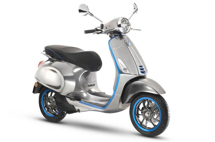 Piaggio Vespa Elettrica e-scooter showcased in Italy