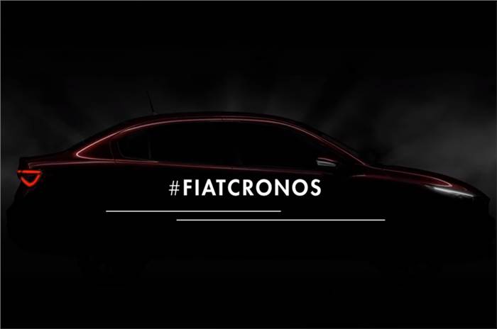 Fiat Cronos sedan teased ahead of January reveal