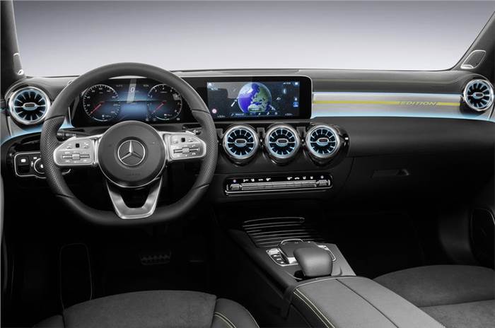 2018 Mercedes A-class interiors officially revealed