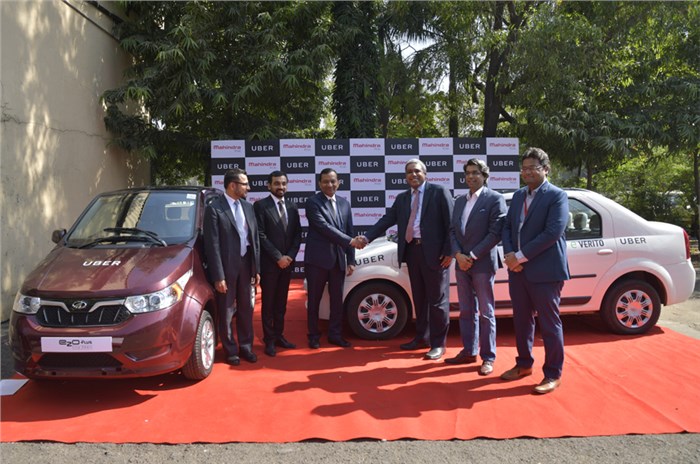 Mahindra ties-up with Uber for supplying EVs